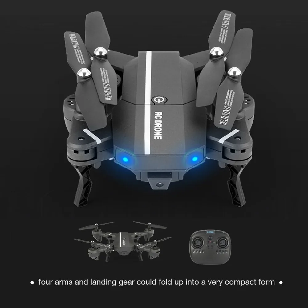 Умный складной RC Квадрокоптер Дрон игрушки с FPV HD камерой Безголовый режим 3D