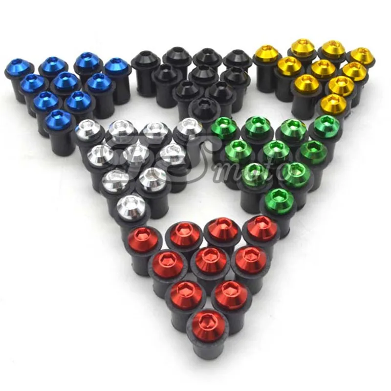 Аксессуары для мотоциклов болты с шипами на лобовое стекло винтовые гайки M5 HONDA