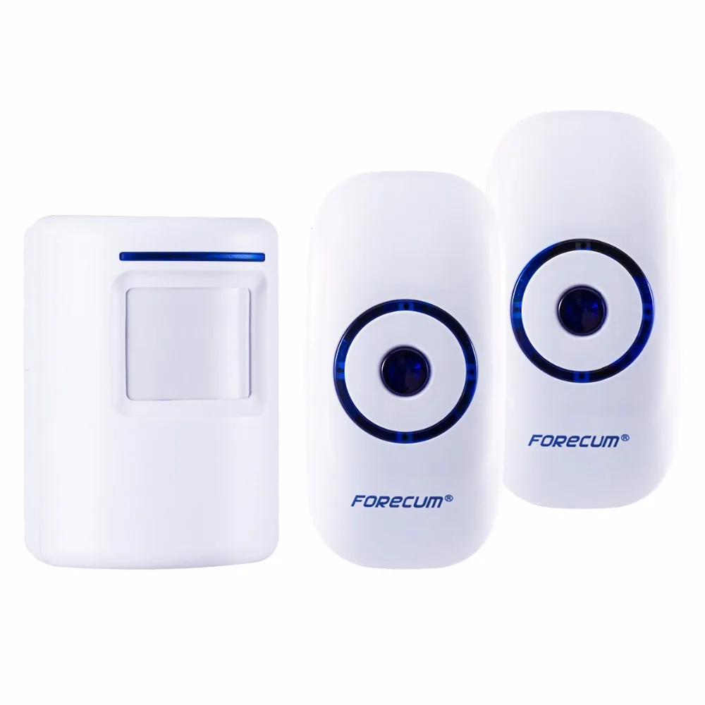 

PIR Wireless Doorbell Digital Wireless Doorbell 1 transmitter+ 2 receivers with PIR Sensor Infrared Detector Induction doorbell