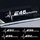 2 шт.лот автомобильные наклейки и наклейки на двери и окна для BMW E46 E90 E60 E39 E36 E28 E30 E34 E53 E61 E62 E70 E87 E91 E92 E93