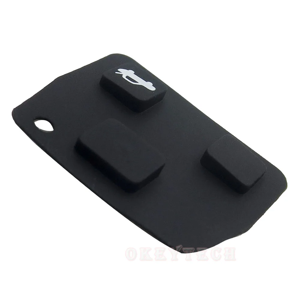 OkeyTech 50 шт./лот для Toyota RAV4 Corolla Camry Prado 2 или 3 кнопки резиновая кнопка кнопок Замена
