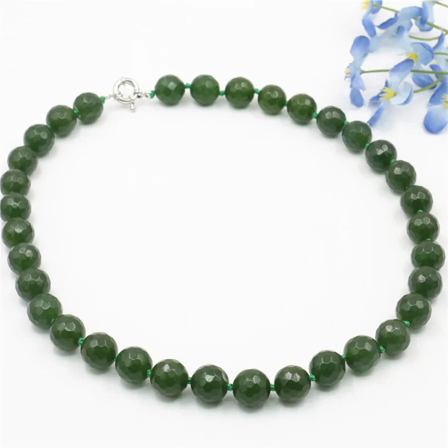Ожерелье женское из натурального камня 18 дюймов дюймов|necklace wholesale|green beadsbeads green |