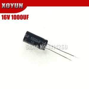 10 шт. высокое качество 16V1000UF 10*13 мм 1000 мкФ 16V 10*13 электролитический конденсатор