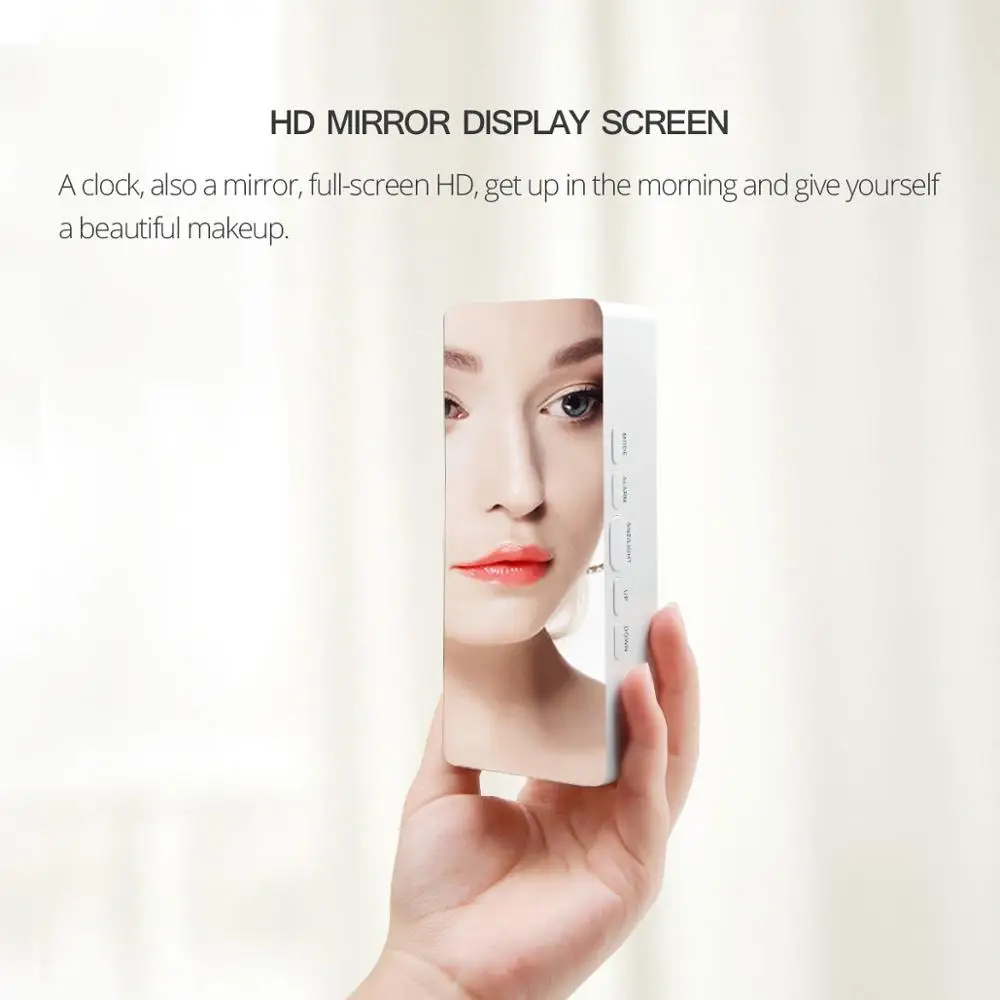 USB светодиодный Ночной светильник цифровые настольные электронные часы