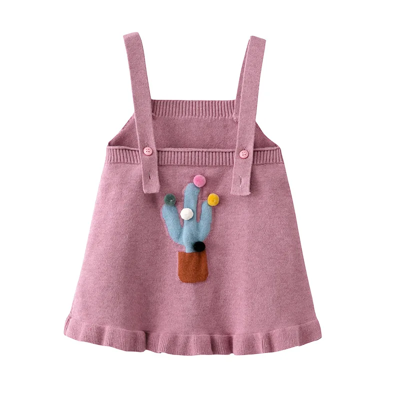 Dresses IYEAL/весенняя одежда для маленьких девочек белый свитер для маленьких девочек трикотажное осеннее платье с оборками для девочек возрастом от 1 года до 4 лет - Цвет: Dresses