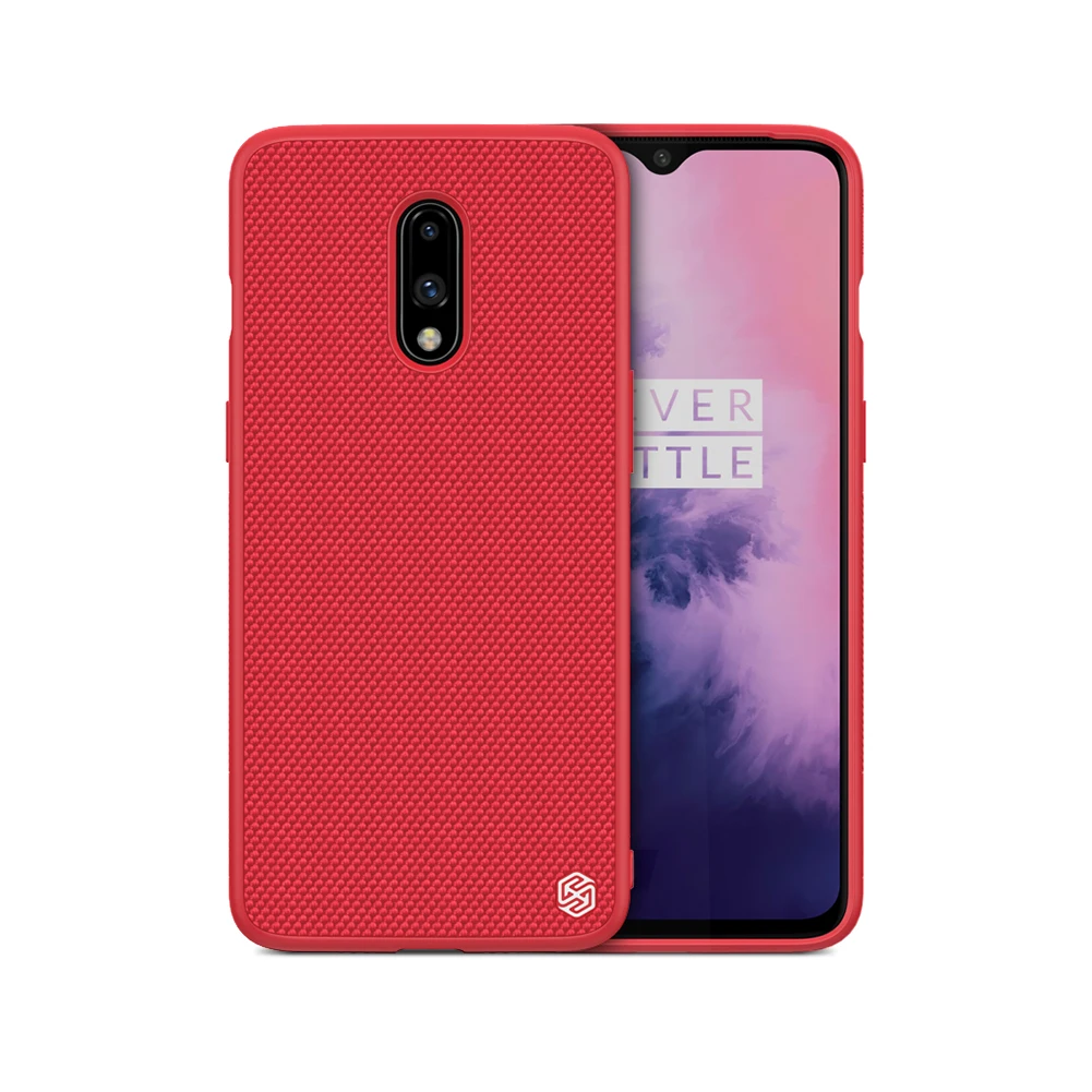 Oneplus 7 7 pro 6T чехол Nillkin 3D текстурированная нейлоновая задняя крышка Мягкий край ультра-тонкий чехол для телефона для Oneplus 7 7 Pro 6T Nilkin чехол