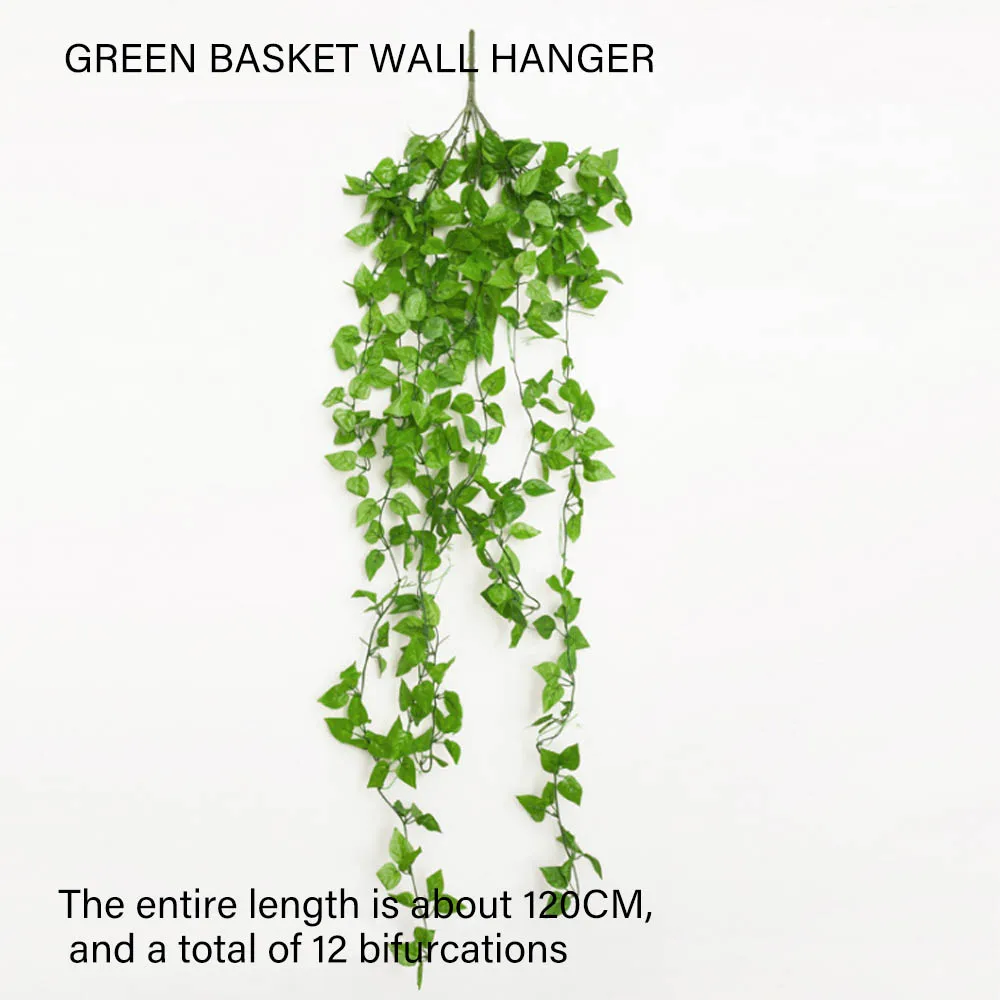 4 green leaf 1 Набор искусственных растений для дома, свадьбы, сада, вечерние украшения, искусственный цветок, сделай сам, флористика, тип стены, подарок, листья, лист Слика - Цвет: 4 green leaf