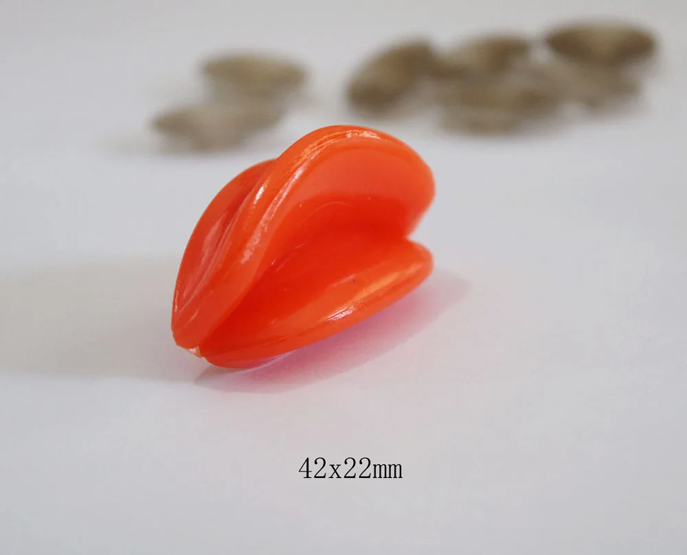42x22mm 10 шт./лот 25x10 мм/42x18 мм/42x22 мм/47x25 мм пластиковая игрушка рот животное утка рот и шайба для diy плюшевая кукла фурнитура-вариант zise - Цвет: 42x22mm