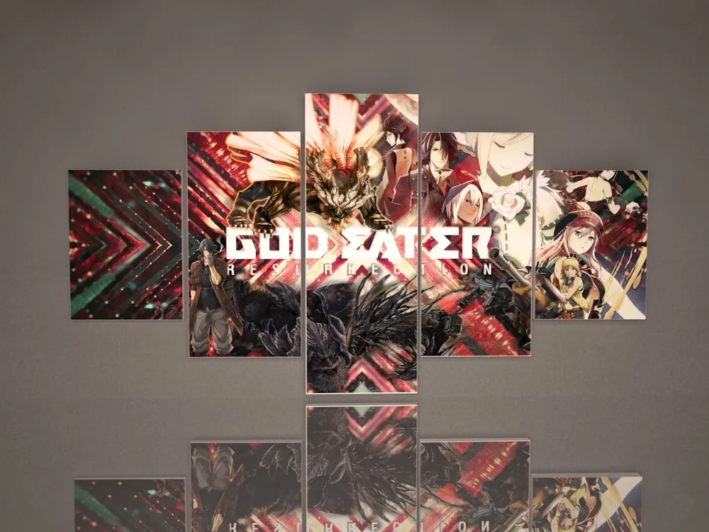 Набор для рисования по номерам на холсте 5 шт.|Рисование и каллиграфия| |