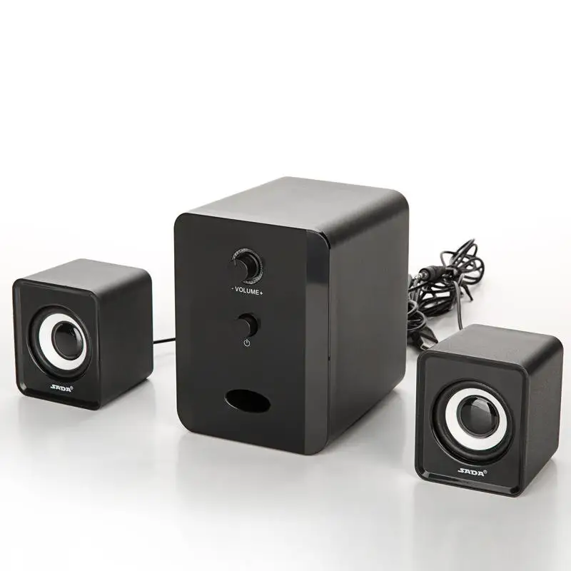 black EastVita D-201 USB проводной комбинированный динамик мини бас стерео динамик музыкальный плеер сабвуфер для мобильного телефона ноутбука - Цвет: black