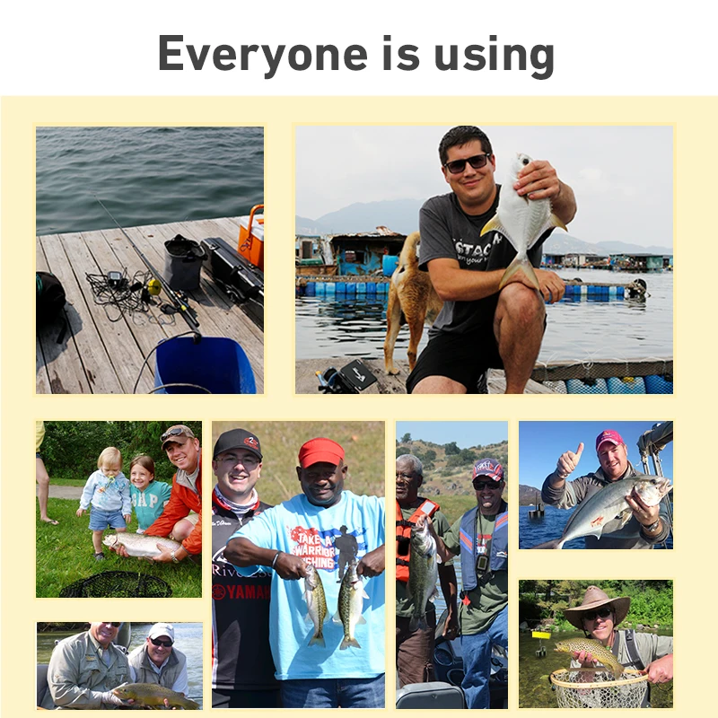 

Erchang XF02-C Portable Fish Finder Depth Sonar Sounder Alarm 9m Cable Waterproof Fishfinder Fishing Echo Sounder For Fishing
