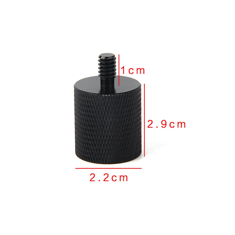 

5/8 to 1/4 Aluminum Alloy Screws Adapter Microphone Bracket Conversion Level Tripod Adapter Mic Converter