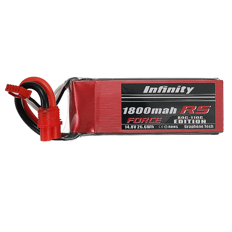 Новинка для Infinity 14 8 V 1800mah 4S1P 80C SY60 XT60 Plug RS FORCE EDITION Lipo батарея RC Racer Drone Quadcopter Power |