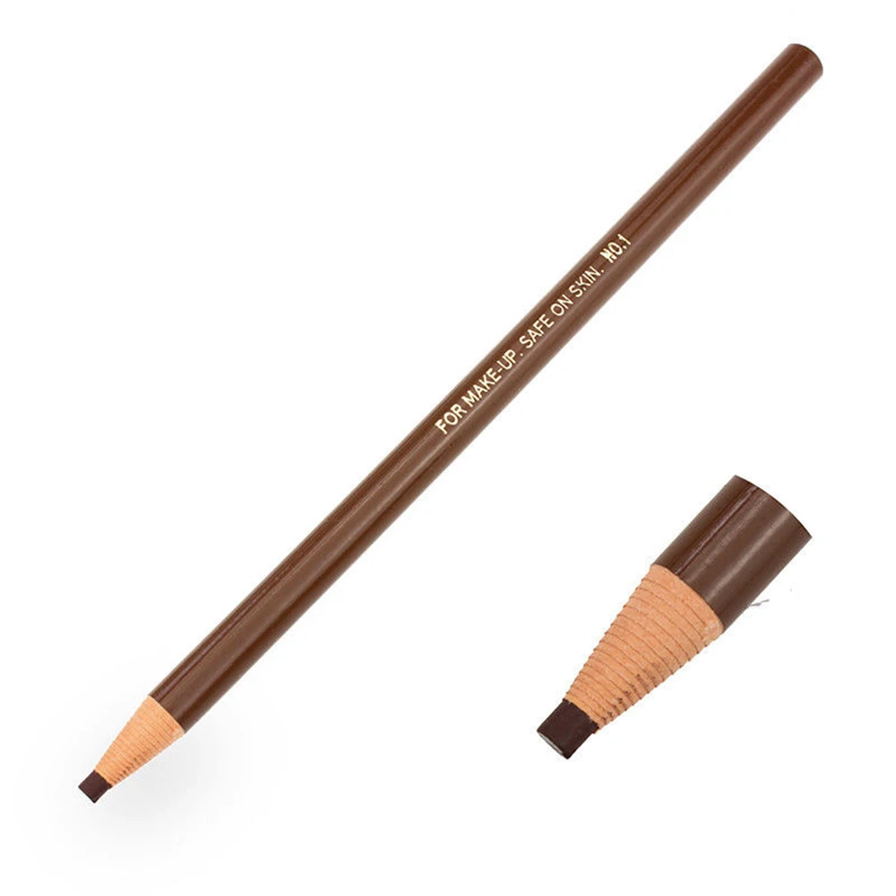 1 шт. легко-с помощью Водонепроницаемый Леопардовый карандаш для бровей черного и