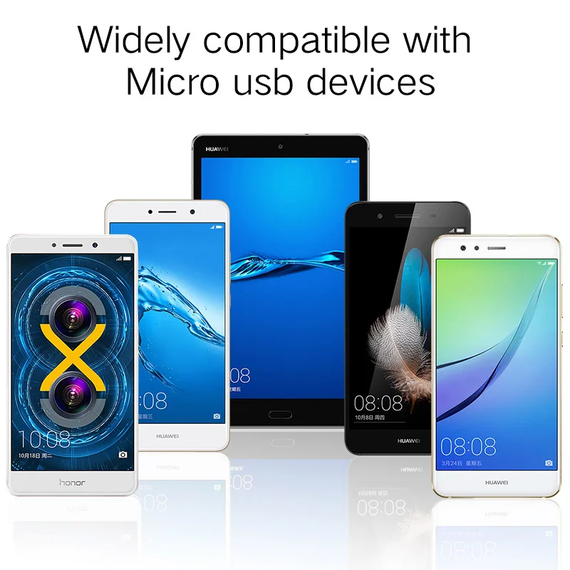 Зарядный кабель HUAWEI Micro USB 5В/9В2А с функцией быстрой зарядки|fast charge micro usb|micro usbmicro usb