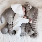 Плюшевый большой слон, 65 см, детская мягкая набивная Подушка, кукла-животное, детская подушка для сна, подарок для детей