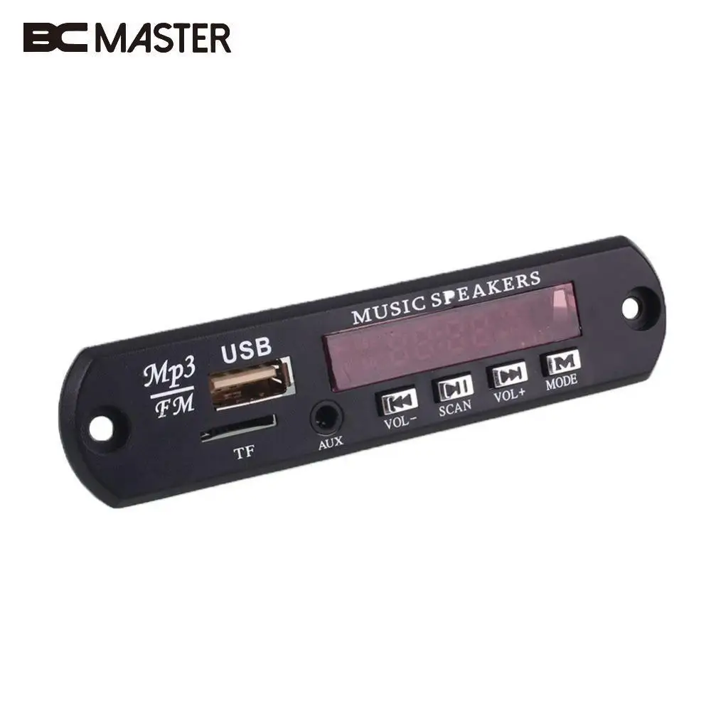 Bcmaster автомобиля MP3 декодер DIY доска 12 В Беспроводной аудио модуль USB TF радио +