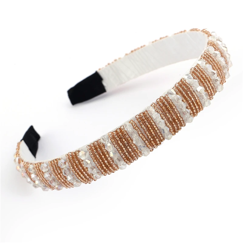 Женская повязка на голову с бусинами украшение для волос кристаллами 2019|hair