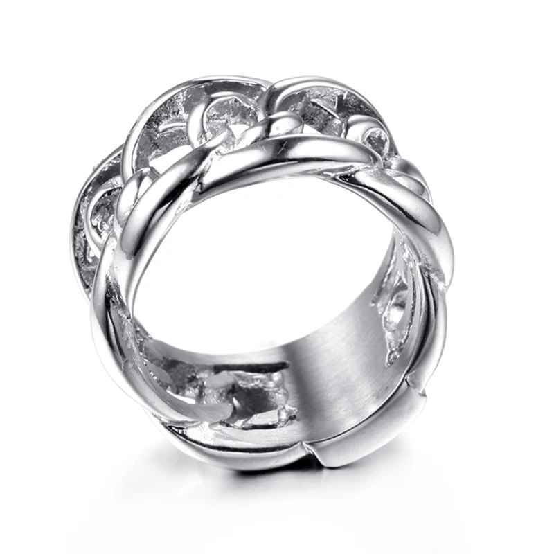 Rings For Men Women Punk Rock Handmade Unisex Biker Ring European Style 316L Stainless Steel Jewelry VR166 | Украшения и