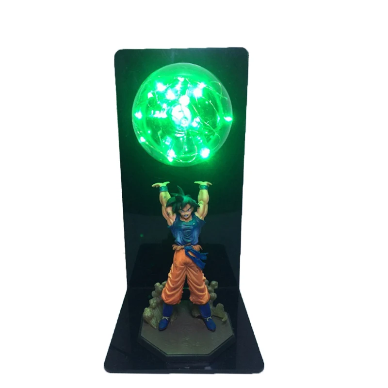 Dragon Ball Z лампа DBZ Goku сила бомбы Ночная лампа домашний декоративный столик освещение 3D Аниме Luminaria фигурки огни