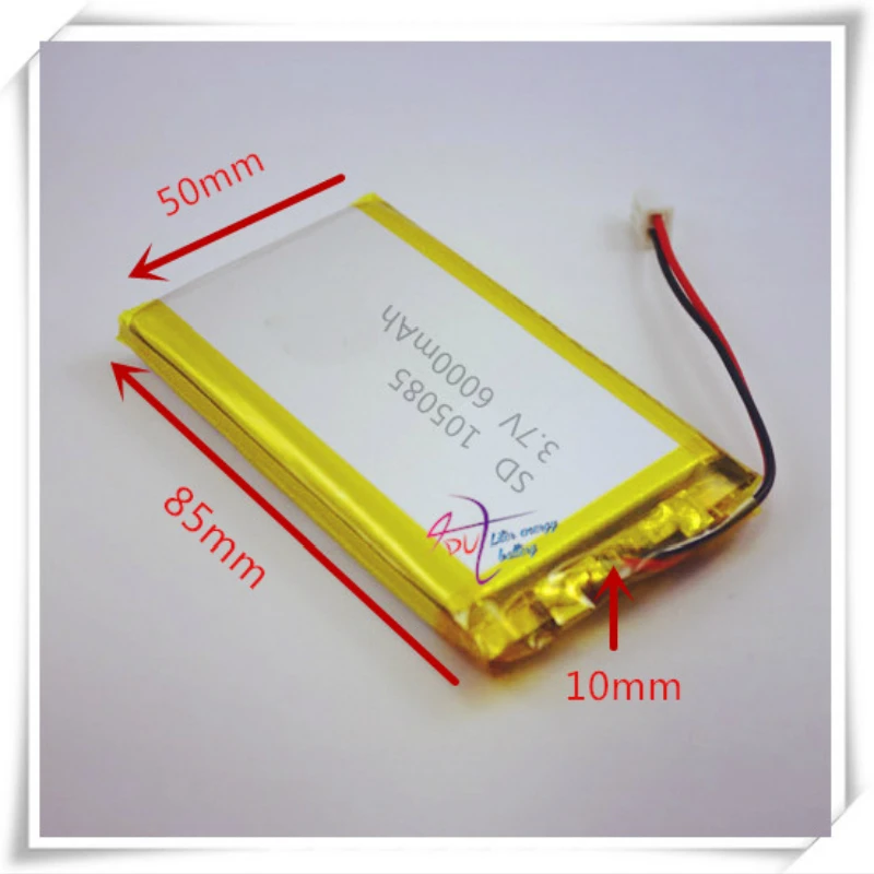 XHR-2P 2 54 3 7 V 6000mAh 105085 литий-полимерные батареи мобильный источник питания