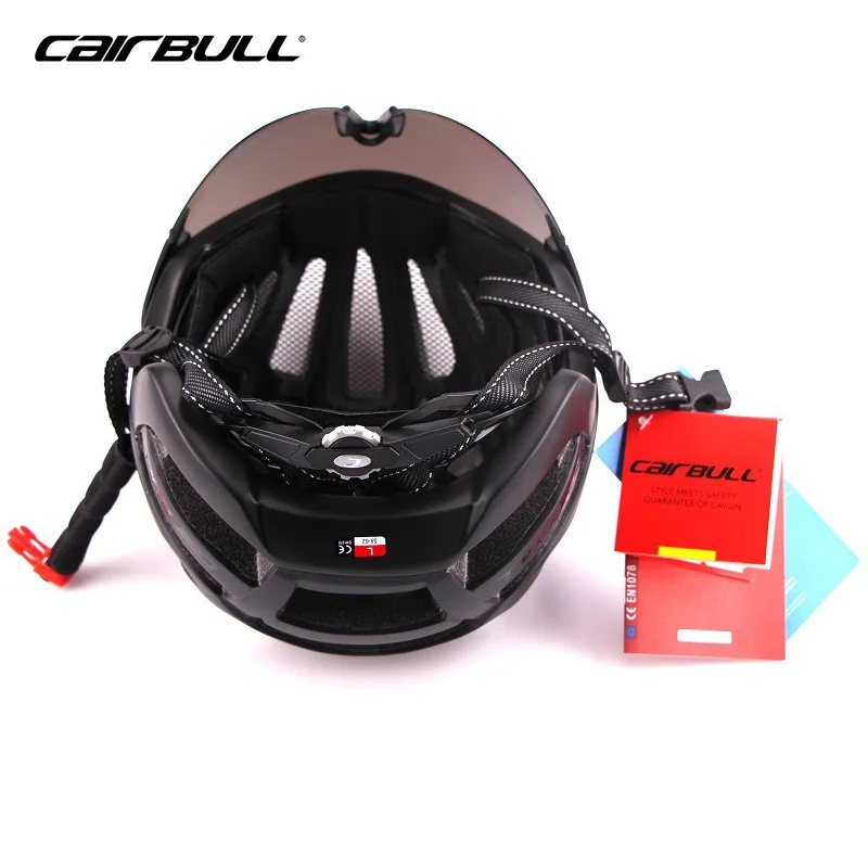 2017 Cairbull In mold взрослый велосипедный шлем гоночный пробный с очками ультралегкий EPS