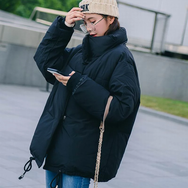Парки зимняя куртка Для женщин пальто 2018 высокое качество Модная хлопковая