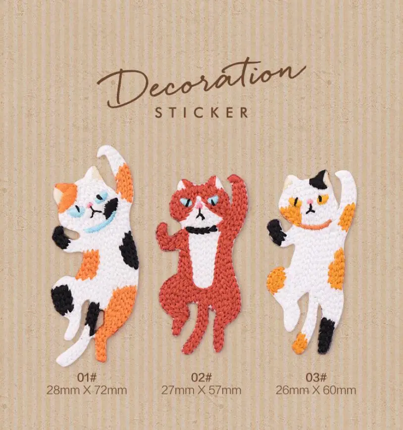 Патчи с милым котом и кошечкой 1 шт. аксессуары для самостоятельной сборки одежда