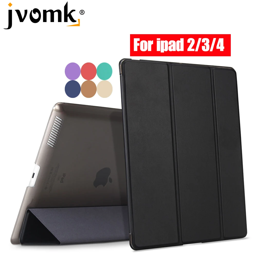 Для ipad 2 3 4 YiPPee цветной PU умный чехол с магнитом для apple iPad2 iPad3 iPad4|Чехлы планшетов и