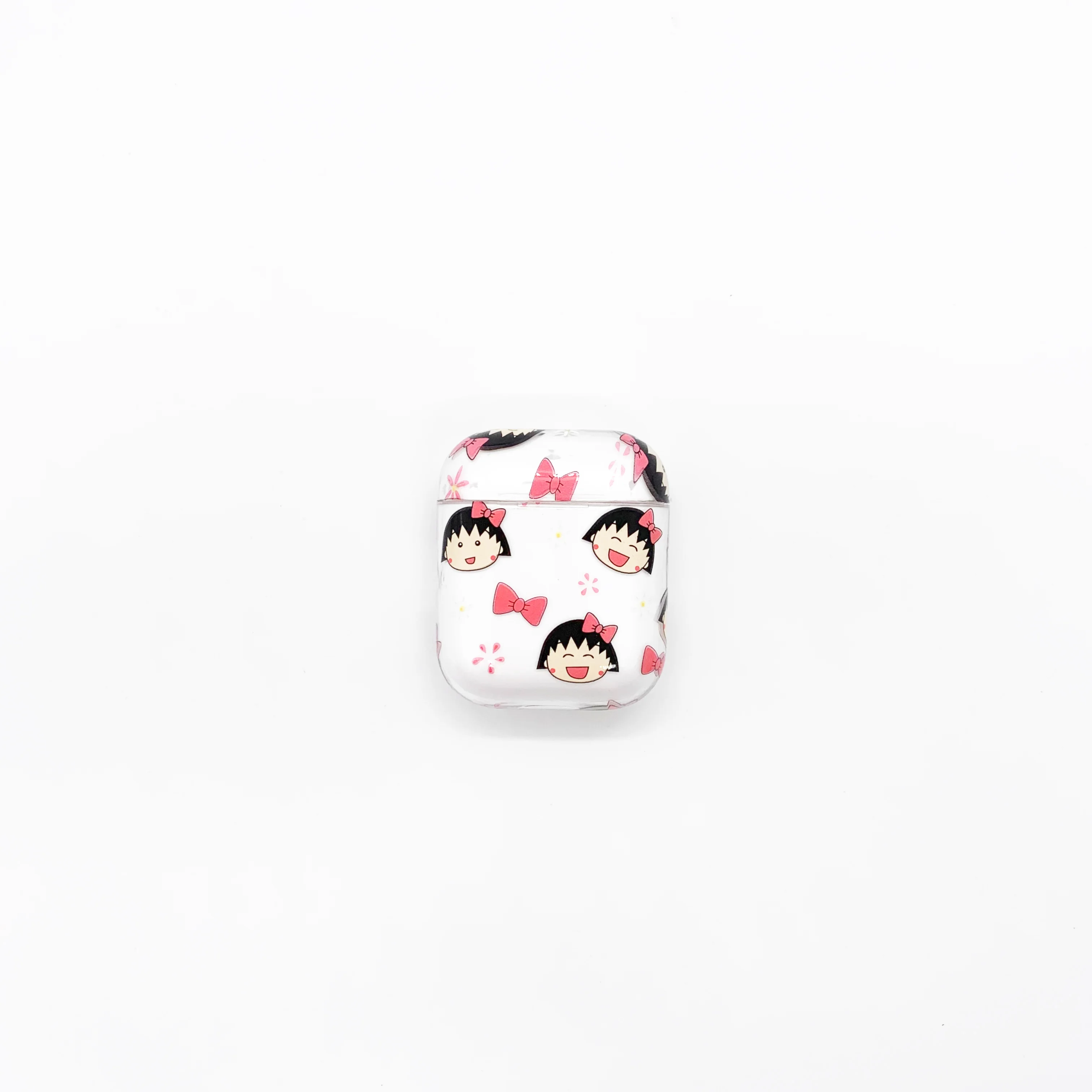 Maruko Прозрачный чехол для Airpods прекрасный сладкий японский девушка chibi идеальный дизайн для Apple Airpods2 Bluetooth наушники чехол