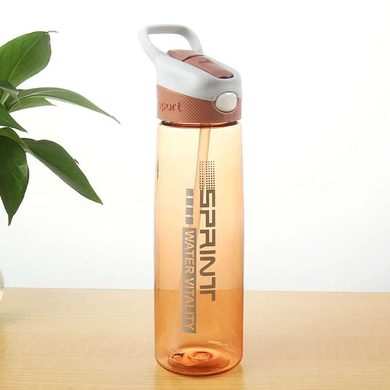 3 цвета защита от ударов Спортивная бутылка для воды с соломинкой герметичный