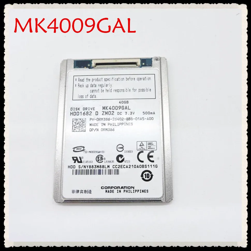 Новый жесткий диск 1 8 дюйма CE/ZIF 40 ГБ MK4009GAL для ноутбука MINI 2510P 2710P DV D420 замена MK6028GAL
