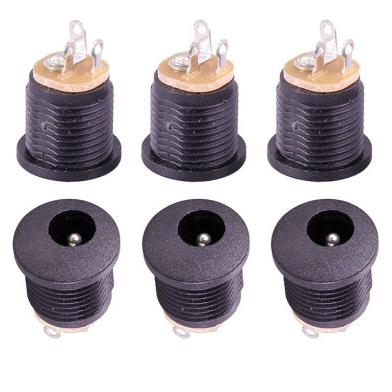 1pc DC-022 DC Power Jack Socket dc connector Adapter interface DC022 5.5X2.1MM Supply Panel Mount plug | Обустройство дома