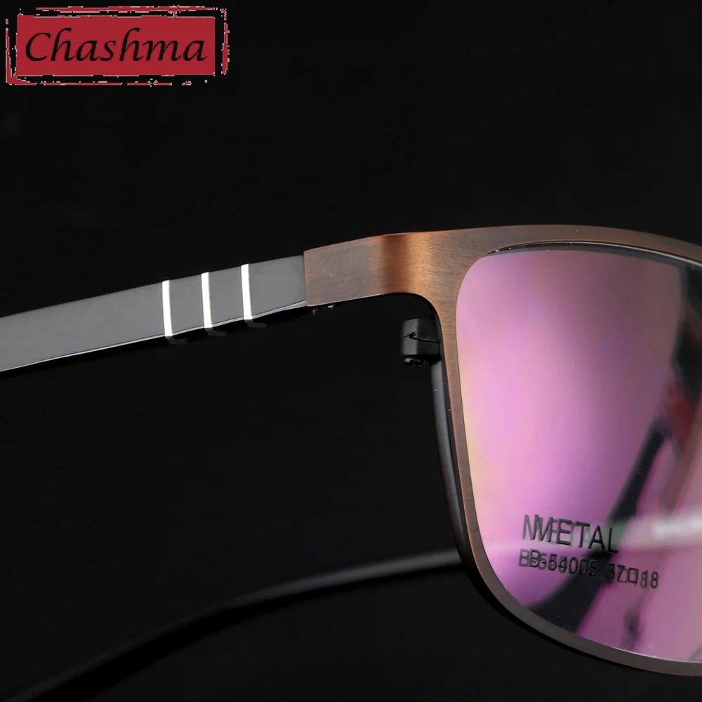 Мужская оправа для очков Chashma большая из сплава диоптрий оптическая лица ширина