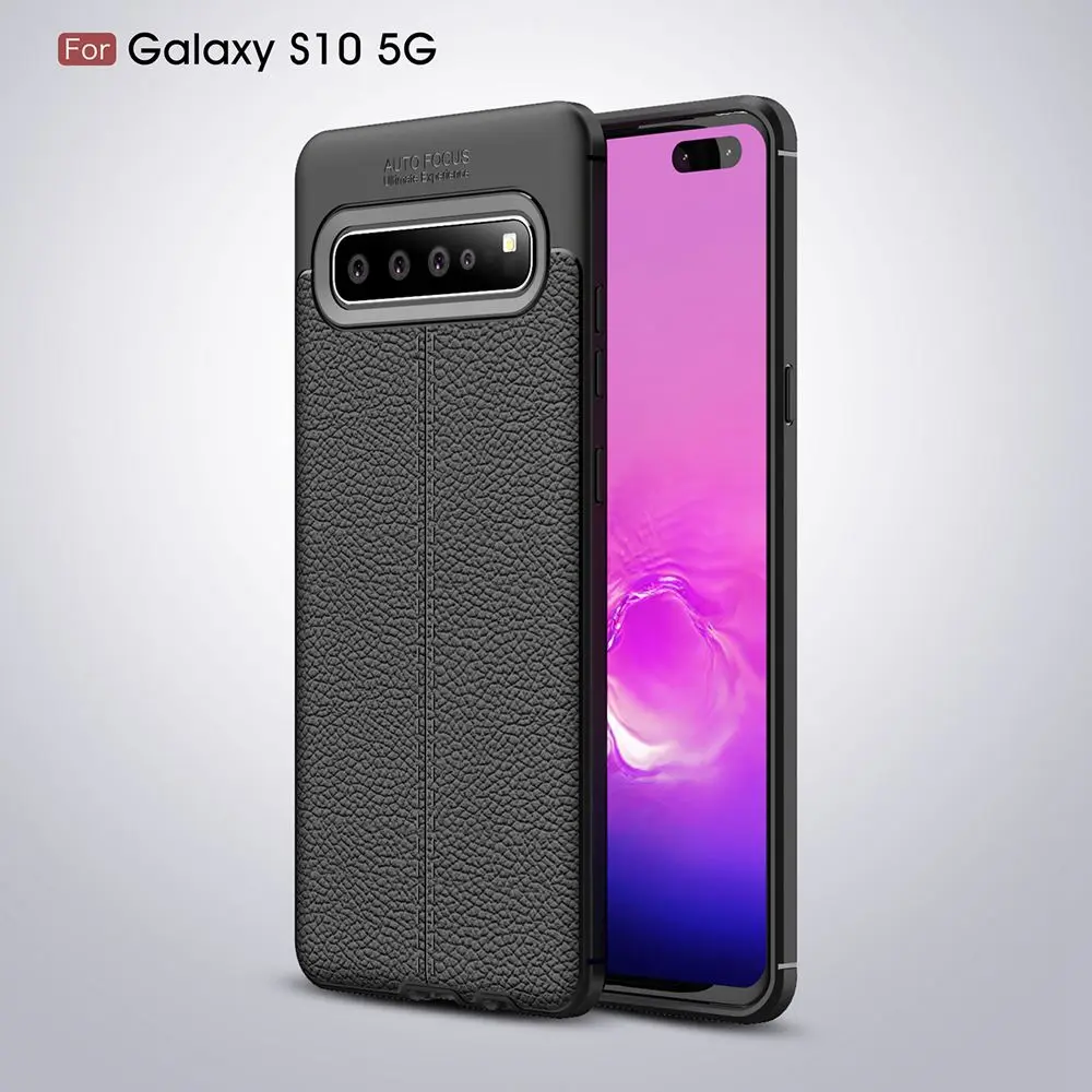 Чехол для Samsung Galaxy S10 тонкий ударопрочный чехол из мягкого тпу 2019 5G 5 мягкий |