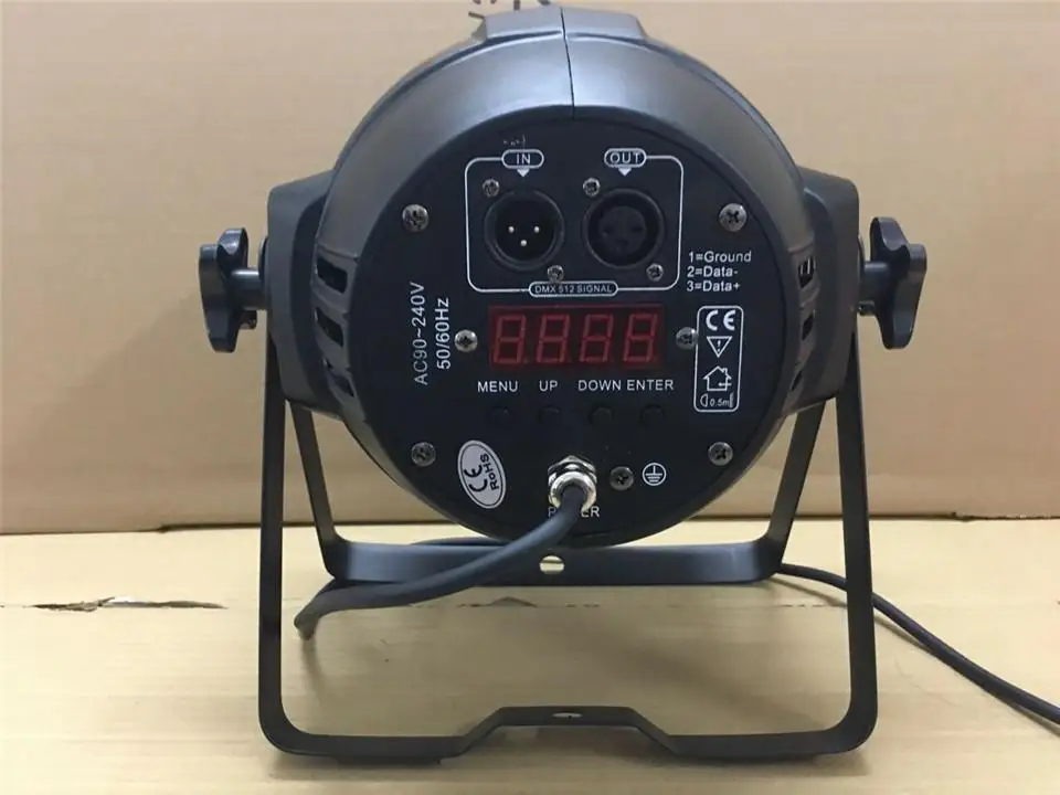 Dj Par Банки RGBWA UV 6IN1 18X18W светодиодный водонепроницаемый рейтинг IP20 алюминиевый
