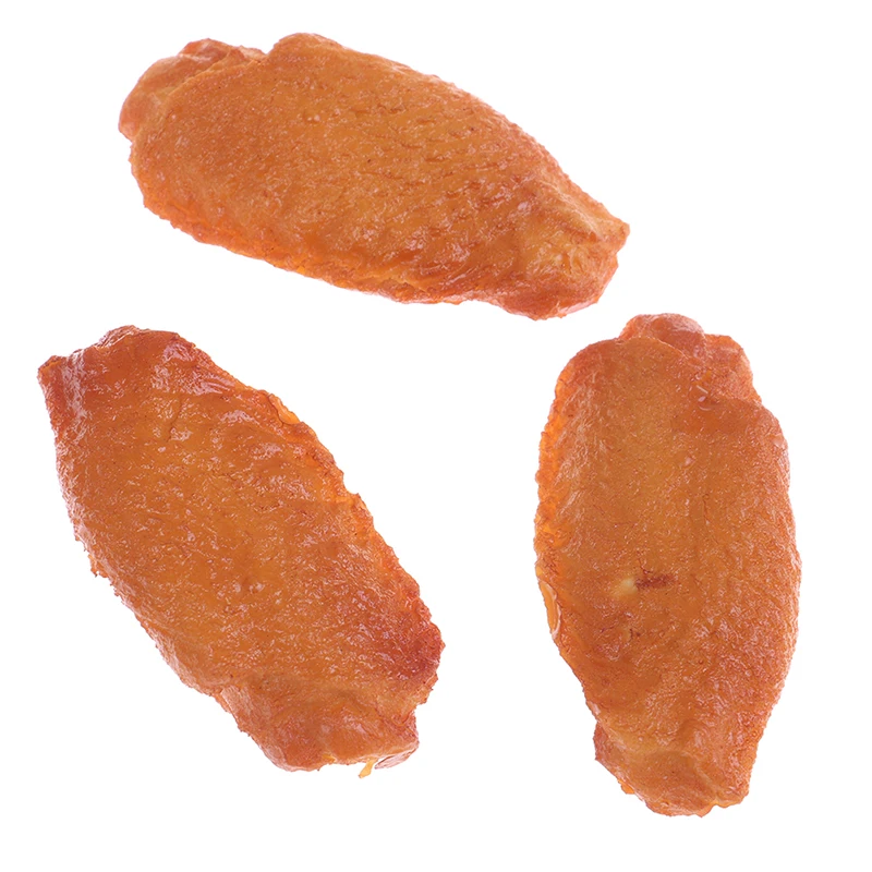 Кухонная игрушка искусственные куриные крылья ПВХ имитация поддельные модели