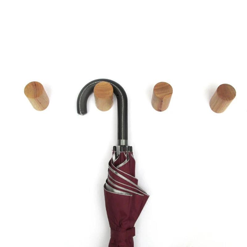 

Solid wood coat rack brief coat hooks clothing hanger 2pcs/1lot