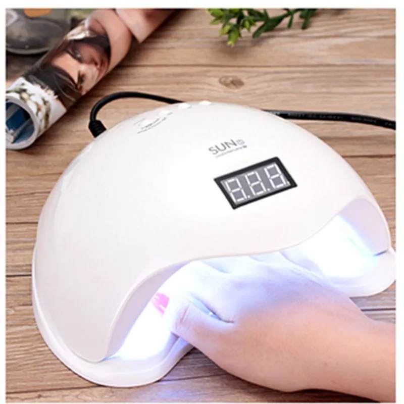 48 Вт Smart Sensor UV LED электрическая лампа ABS инфракрасная Индукционная для ногтей 10/30/60S