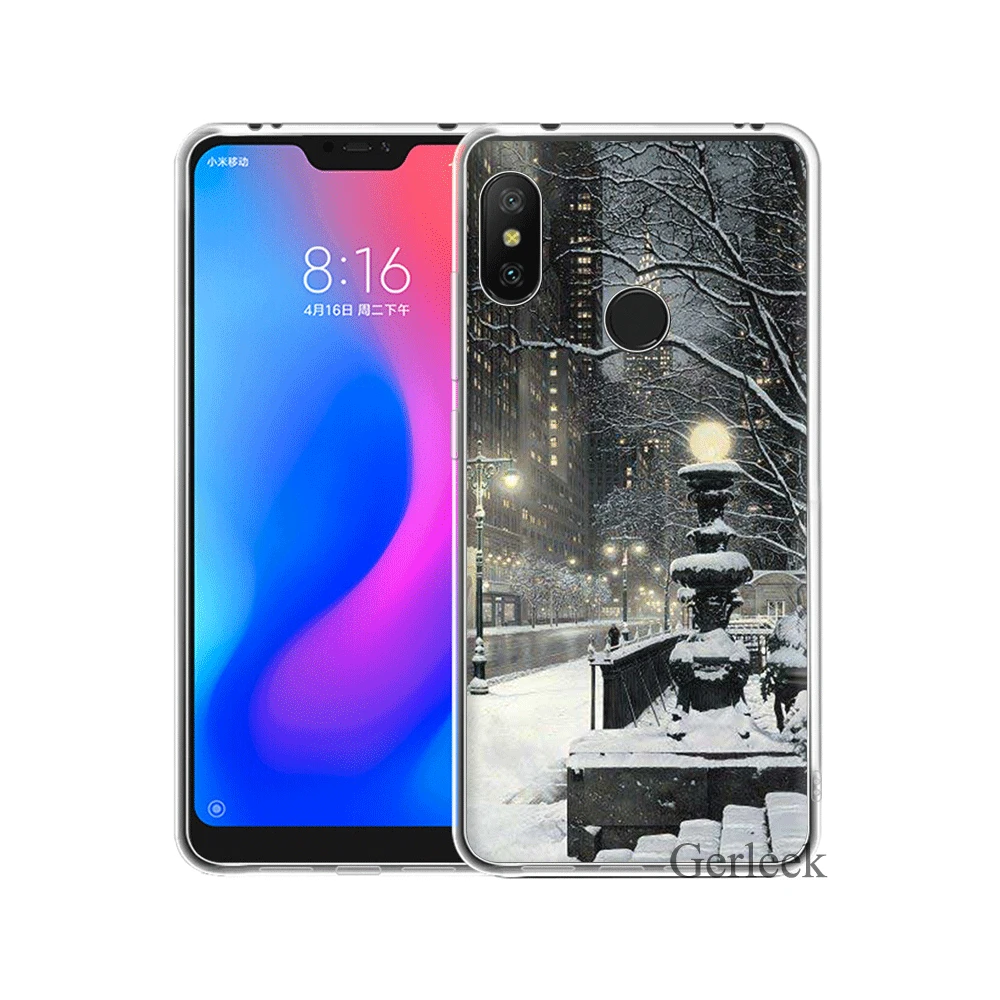Чехол для телефона Desxz снежный зимний пейзаж Redmi 3 3S 4 4A 4X5 5A 6 7 Go GoA S2 Pro Prime Plus |