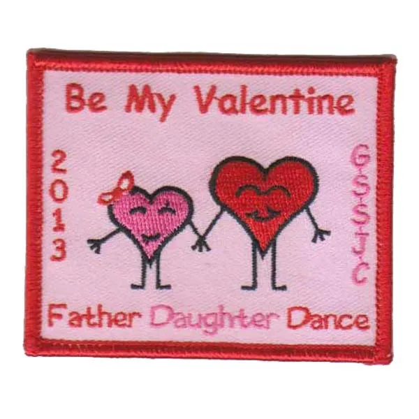 Нашивки с вышивкой Be My Valentine для одежды индивидуальные бирки шитья заказы OEM