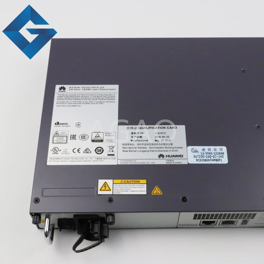 Оригинальный Новый Hua wei S6720S-26Q-EI-24S-AC 10G оптический порт + 2*40G 10 гигабитный Ethernet