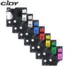 Лента для этикеток CIDY 45013, совместимая с Dymo D1, 12 мм, 6 мм, 9 мм, 19 мм, лента для этикеток черного и белого цвета для Dymo Label Manager LM160 280 Dymo PNP