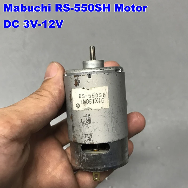 MABUCHI RS 550SH двигатель постоянного тока 6В 12В 14000 об/мин Высокоскоростная