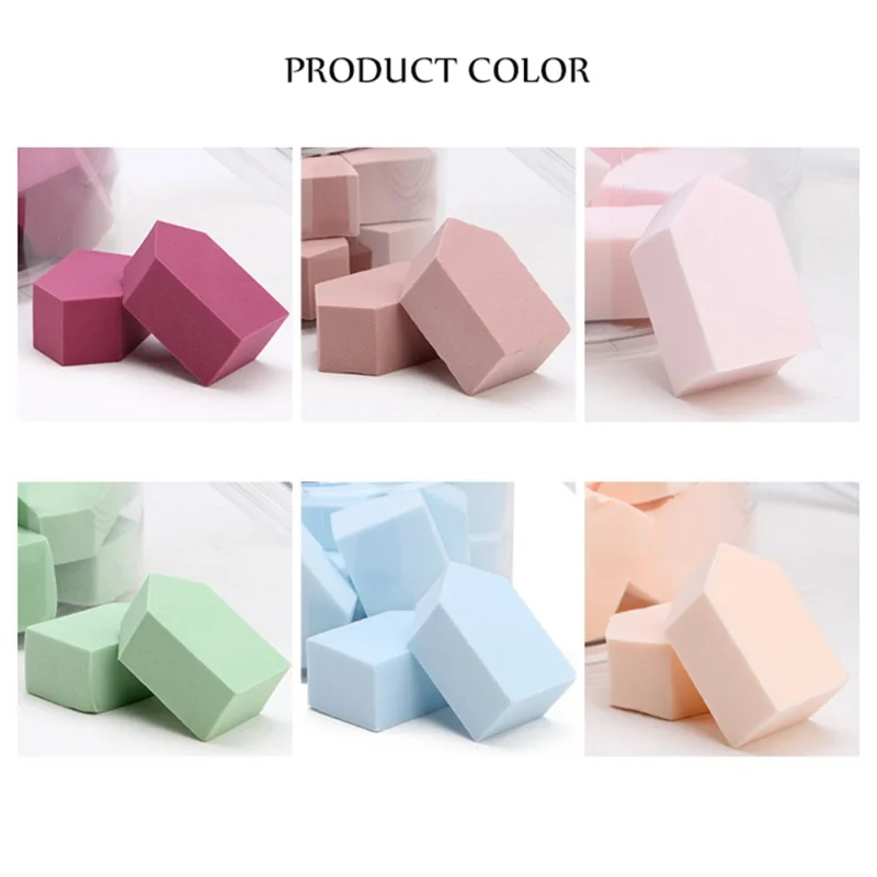 

10Pcs Makeup Sponge Puffs Facial Foundation Powder Base Cream Makeup Sponge Beauty Cosmetic Smooth Puff