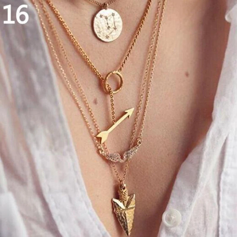 Женская разноцветная Подвеска со слоями LASPERAL Boho рождественский подарок