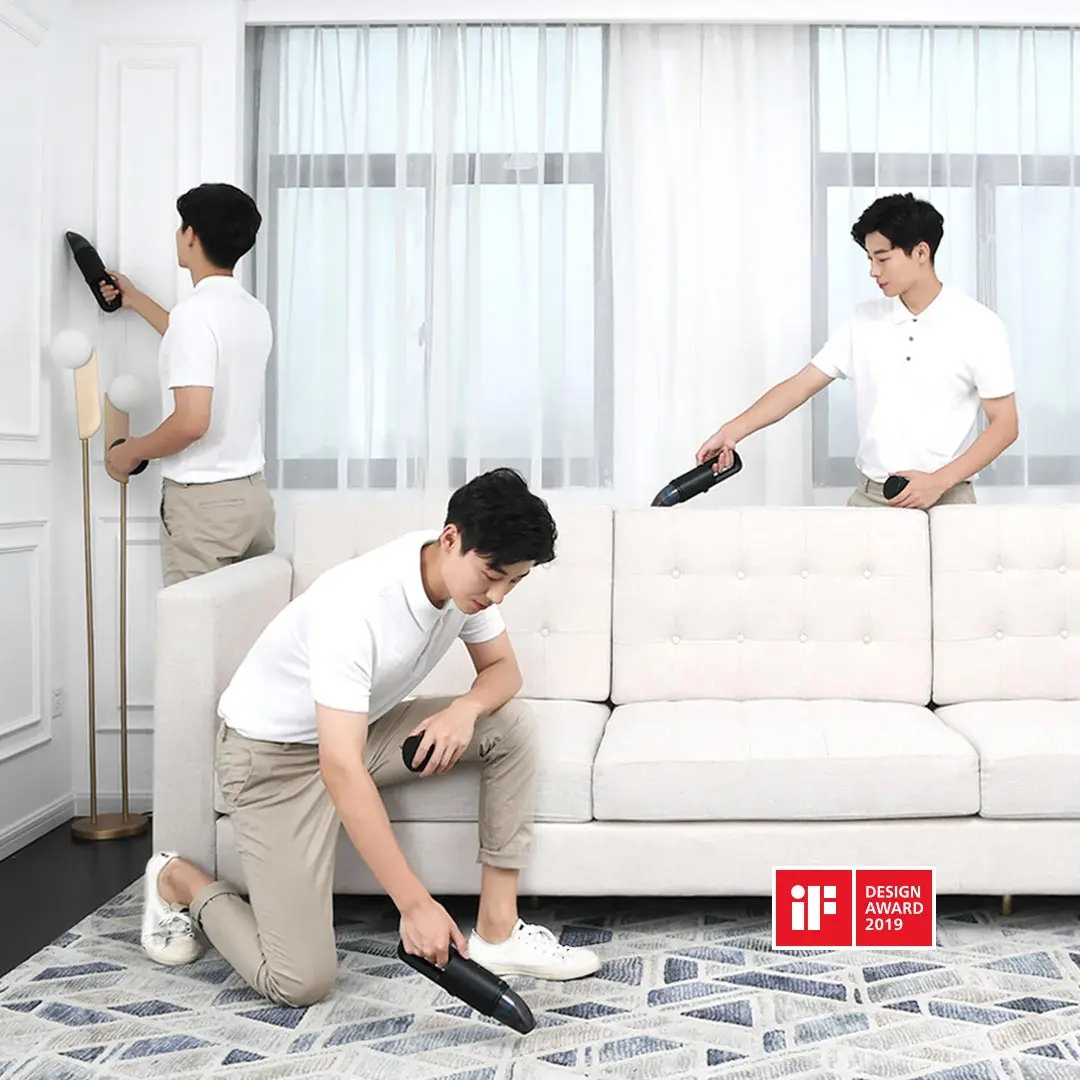 Xiaomi Cleanfly Autos пылесос 12В 2А портативный беспроводной автомобильный мокрого и