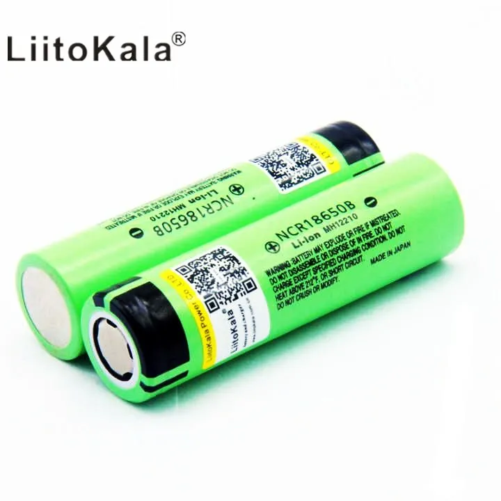2019 10 шт./партия LiitoKala Оригинальная батарея 18650 3400 мАч 3 7 вольт литиевая для NCR18650B