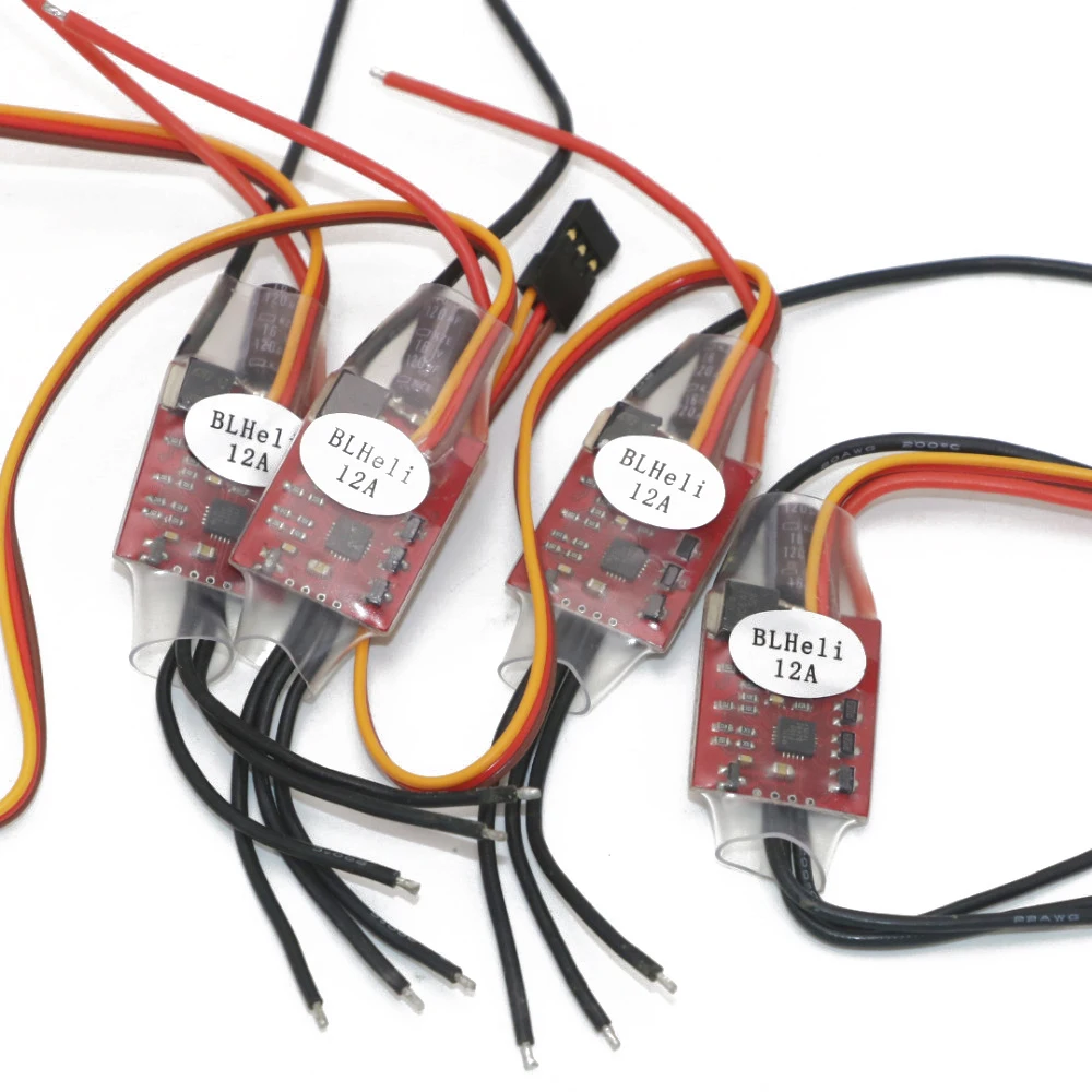 

Blheli 12A 2-3S Mini Brushless ESC For 160-250 Multirotor FPV Racing Drone Quadcopter Aircraft