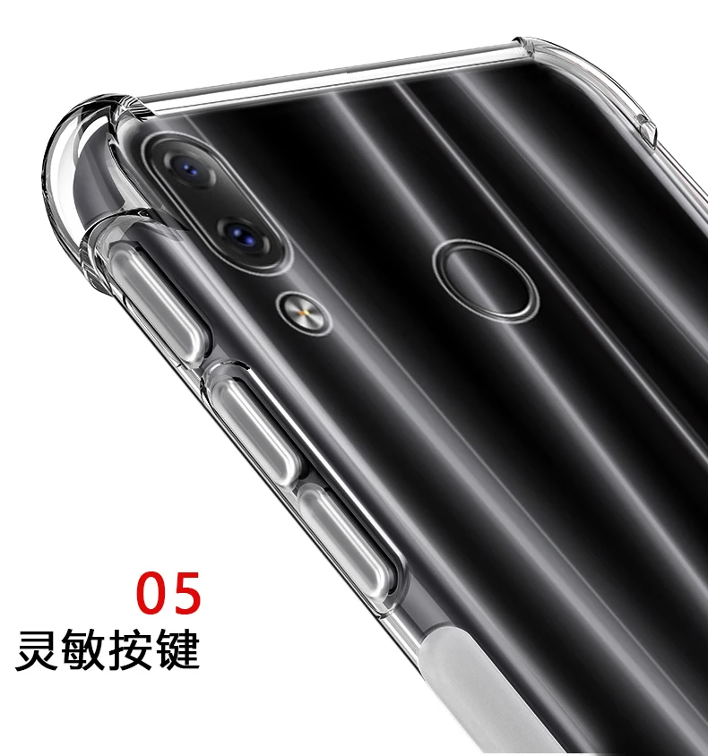 Прозрачный мягкий бампер противоударный чехол для lenovo Z5 Z5S Z 5 S оболочка воздушная подушка Силиконовый ТПУ Роскошный чехол